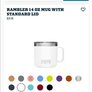 Yeti rambler mug